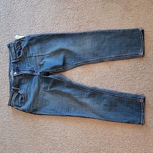 High rise skinny jeans